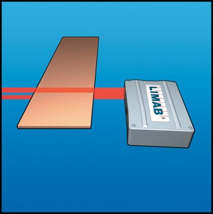LIMAB laser sensor, width